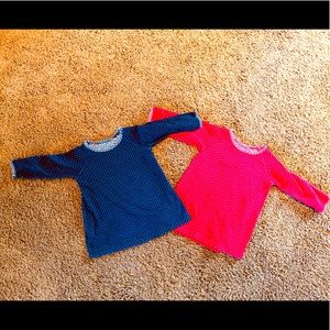 Hanna Andersson - 2 reversible dresses-size 2T